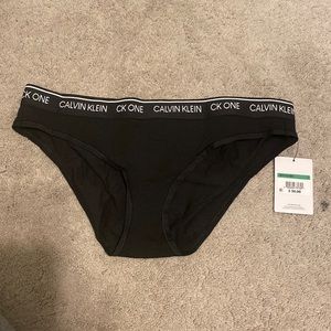 NWT CK ONE black bikini